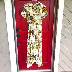 Short Sleeve Maxi Dress